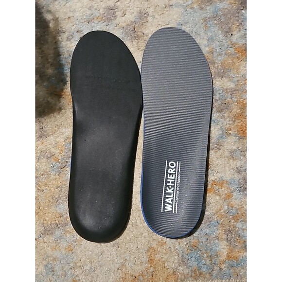 10" Walk-Hero Medical Orthotic Insoles Mens 7/8 Women’s 9/10 Plantar Fasciitis - Picture 3 of 4